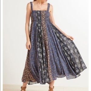 NWT FREE PEOPLE  " Come Together " maxi dress